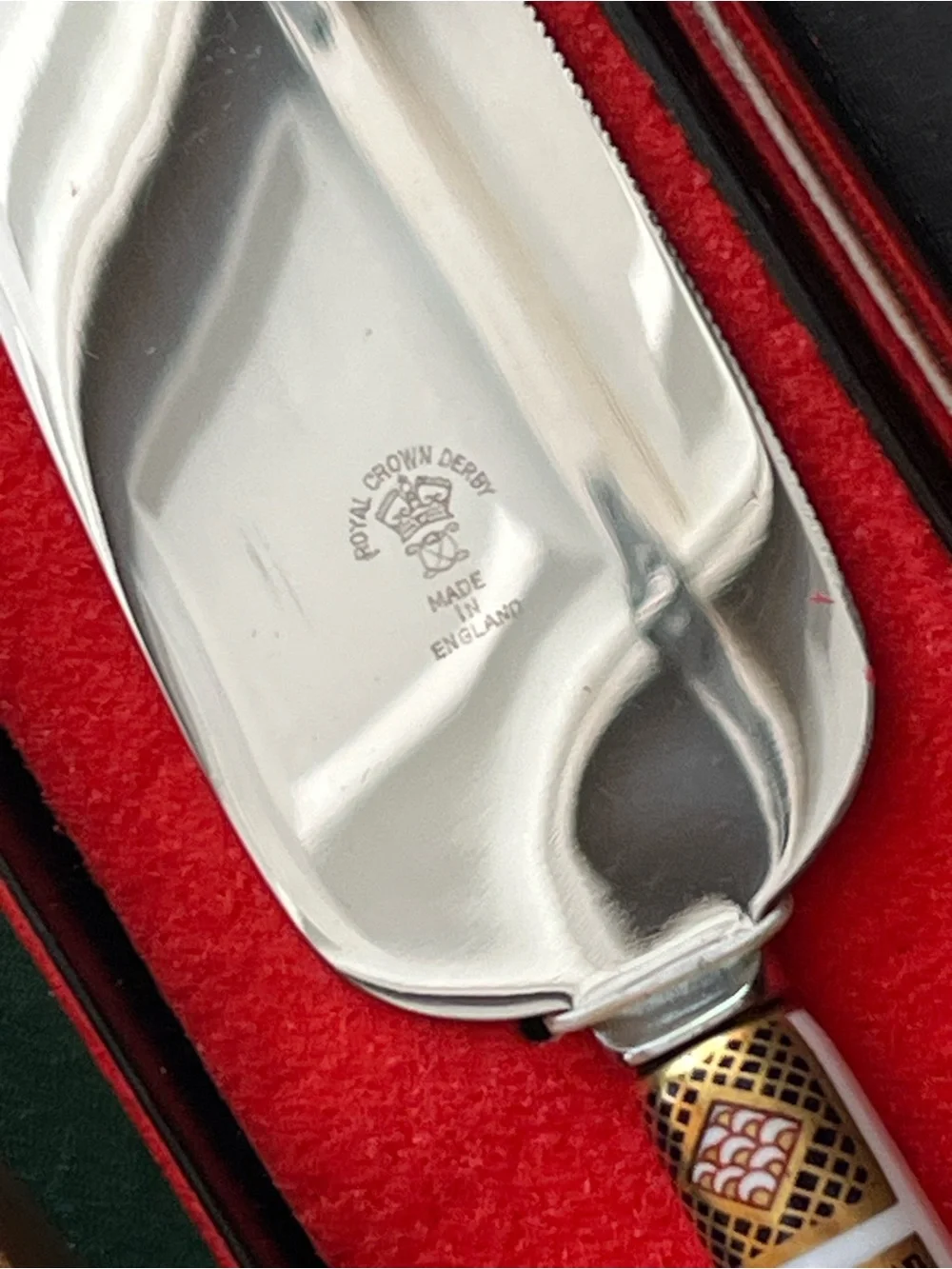 Royal crown derby knife
